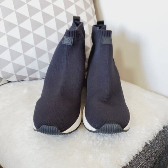 Michael Kors Skyler Wedge Sock Bootie Sneaker 9 - Picture 4 of 7